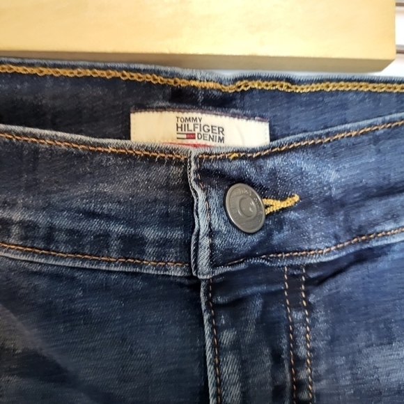 Tommy Hilfiger Washed Blue Skinny Jeans Size 24 - Picture 10 of 11